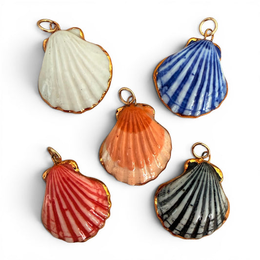 Scallop Seashell Charm