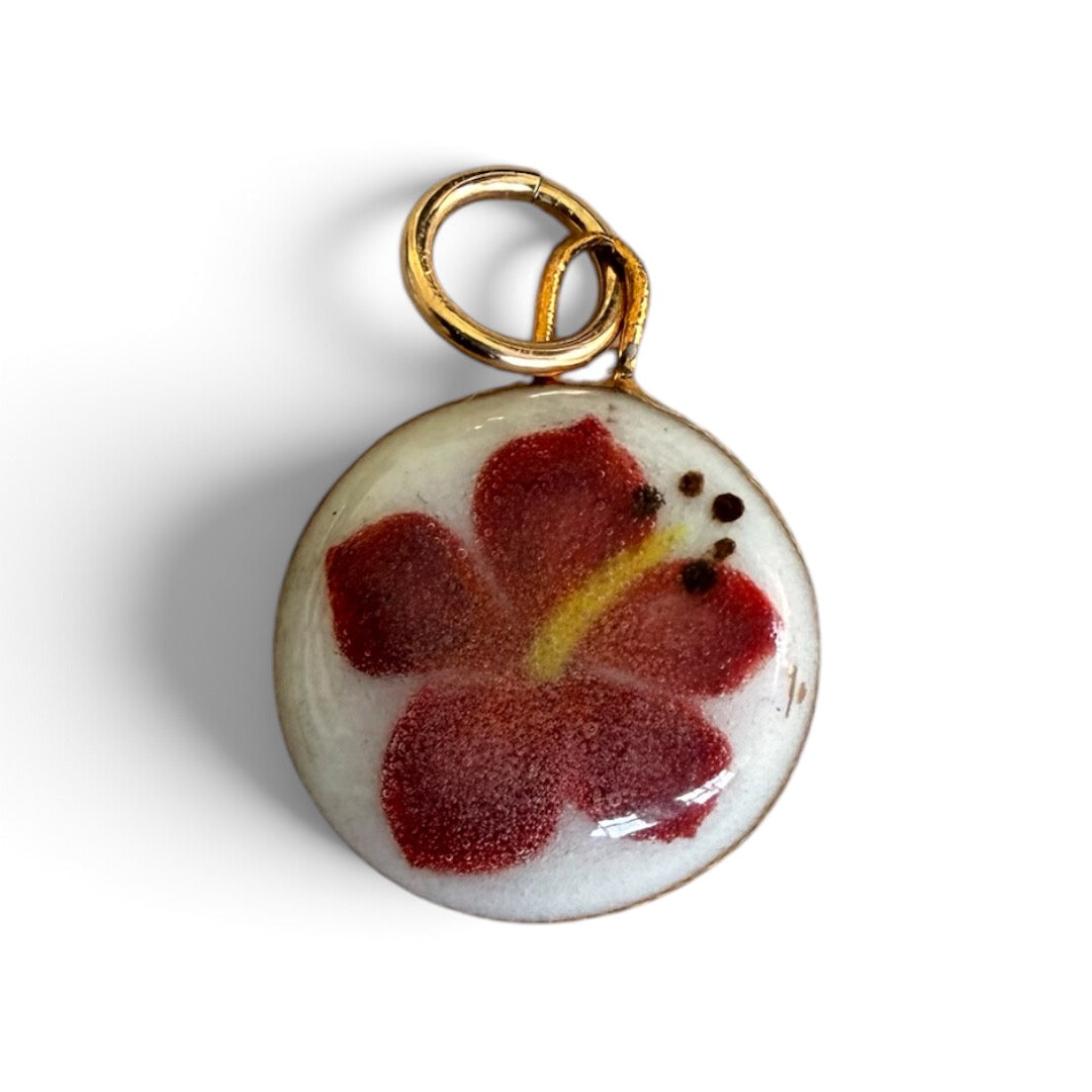Hibiscus Flower Charm