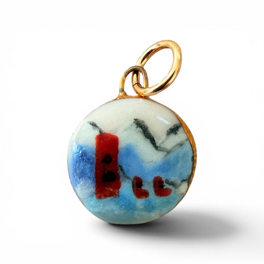 Snowboard and Boots Charm