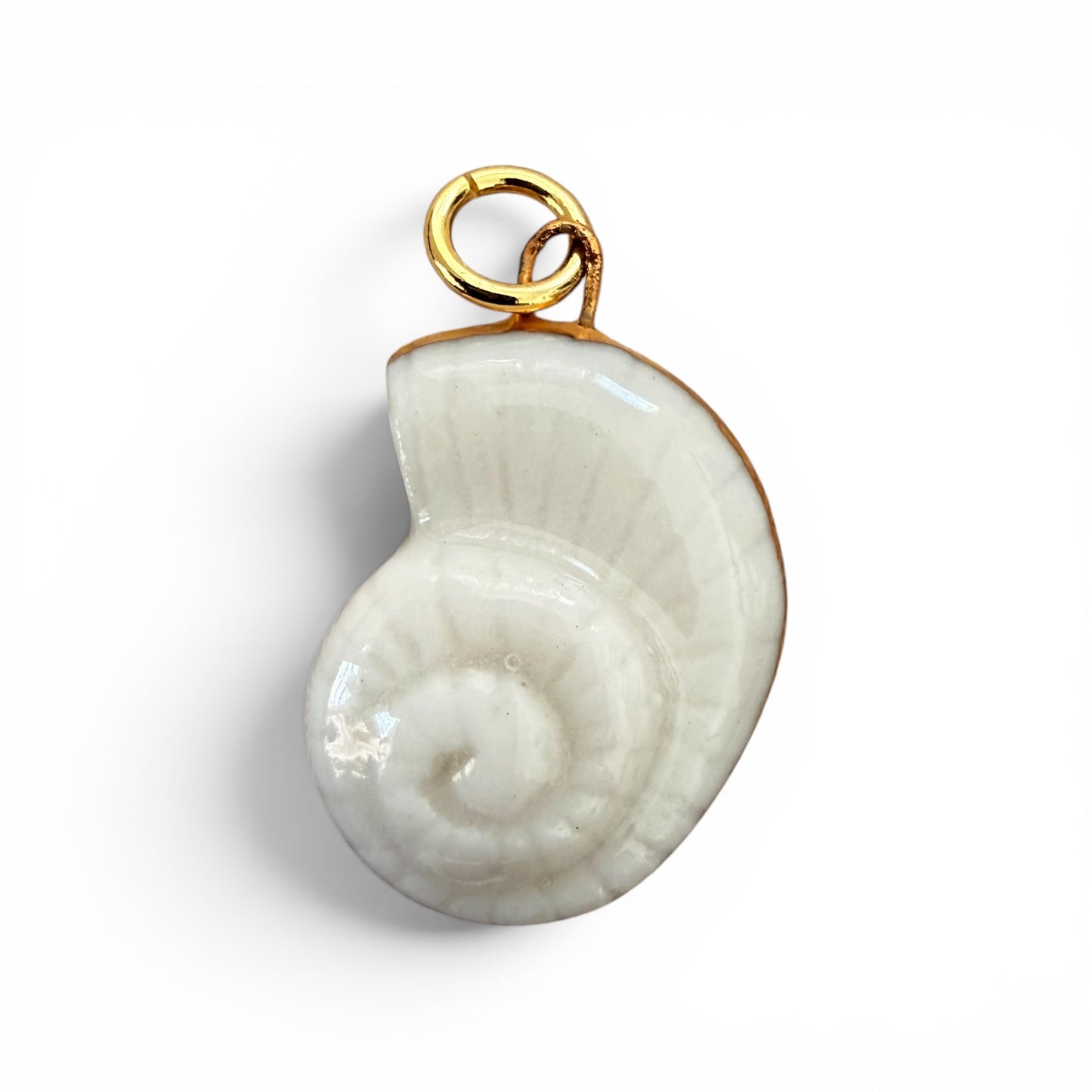 Spiral Seashell Charm