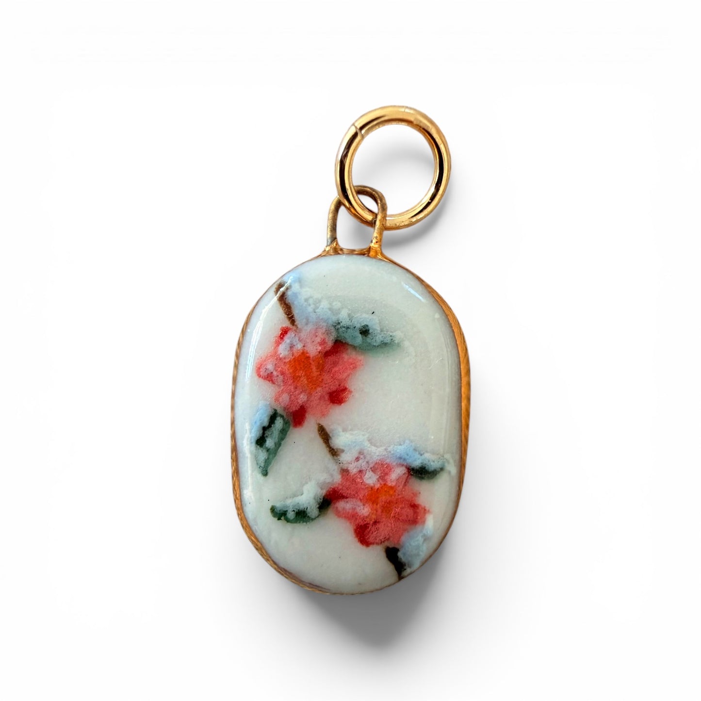 Winter Cherry Blossom Charm