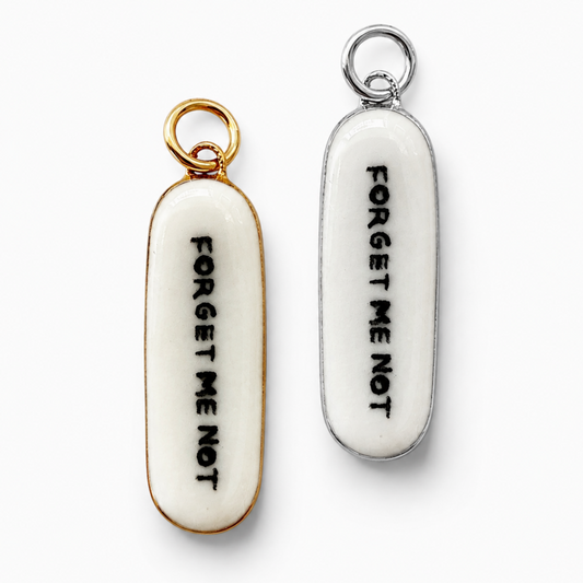 “Forget Me Not” Charm